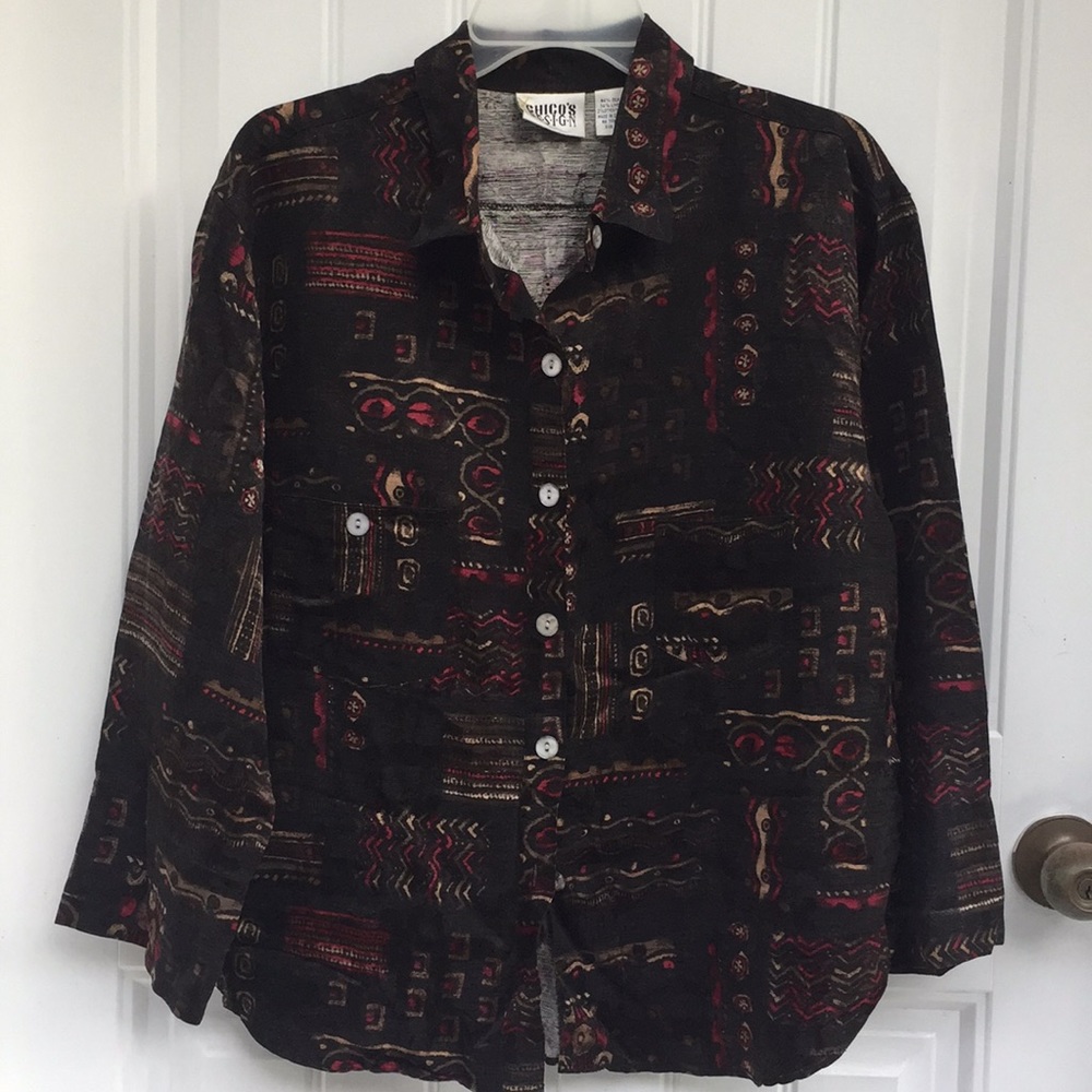 Chico’s button down shirt blouse